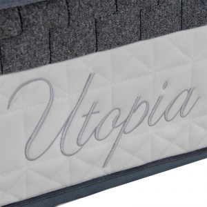 pak-100-000018-4 ΣΤΡΩΜΑ UTOPIA PAKOWORLD POCKET SPRING ΜΕ ΑΝΩΣΤΡΩΜΑ ALOE VERA 30-32CM 160X200ΕΚ