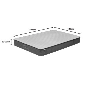 pak-100-000052-2 ΣΤΡΩΜΑ NEMESIS PAKOWORLD POCKET SPRING ROLL PACK ΔΙΠΛΗΣ ΟΨΗΣ 20-22CM 180X200ΕΚ
