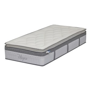 pak-100-000056 ΣΤΡΩΜΑ UTOPIA PAKOWORLD POCKET SPRING ΜΕ ΑΝΩΣΤΡΩΜΑ 30-32CM 90X190ΕΚ