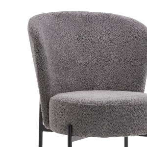 pak-101-000093-1 ΚΑΡΕΚΛΑ HOULIAN PAKOWORLD ΑΝΘΡΑΚΙ ΥΦΑΣΜΑ-ΠΟΔΙ ΜΑΥΡΟ ΜΕΤΑΛΛΟ 44X66X89ΕΚ