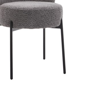 pak-101-000093-2 ΚΑΡΕΚΛΑ HOULIAN PAKOWORLD ΑΝΘΡΑΚΙ ΥΦΑΣΜΑ-ΠΟΔΙ ΜΑΥΡΟ ΜΕΤΑΛΛΟ 44X66X89ΕΚ