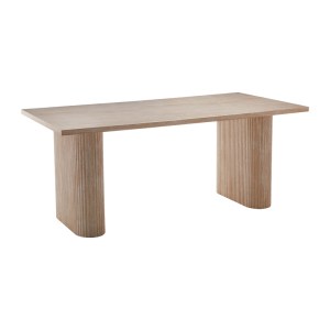 pak-101-000094 ΤΡΑΠΕΖΙ LOOZIR PAKOWORLD MDF ΣΕ ΑΠΟΧΡΩΣΗ ΛΕΥΚΟ ΜΑΡΜΑΡΟΥ 180X90X75ΕΚ