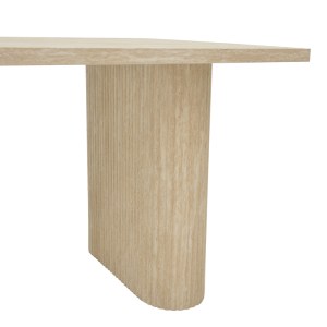 pak-101-000095-3 ΤΡΑΠΕΖΙ LOOZIR PAKOWORLD MDF ΣΕ ΛΕΥΚΗ ΟΨΗ ΤΡΑΒΕΡΤΙΝΑΣ 180X90X75ΕΚ