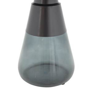 pak-101-000103-2 ΒΟΗΘΗΤΙΚΟ ΤΡΑΠΕΖΙ KUNLO INART ΜΑΥΡΟ ΜΕΤΑΛΛΟ-ΜΑΥΡΟ ΓΥΑΛΙ Φ50X53.5ΕΚ