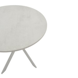 pak-101-000115-2 ΤΡΑΠΕΖΙ DAMMERO PAKOWORLD ΓΚΡΙ ΜΕΤΑΛΛΟ Φ100X75ΕΚ