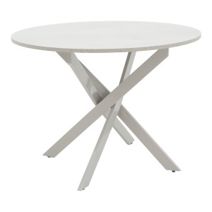 pak-101-000115 ΤΡΑΠΕΖΙ DAMMERO PAKOWORLD ΓΚΡΙ ΜΕΤΑΛΛΟ Φ100X75ΕΚ
