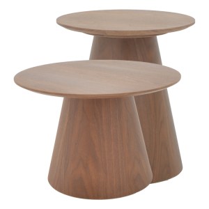 pak-101-000122 ΒΟΗΘΗΤΙΚΑ ΤΡΑΠΕΖΙΑ KAYANO PAKOWORLD ΣΕΤ 2 ΤΕΜ MDF ΣΕ ΚΑΡΥΔΙ ΑΠΟΧΡΩΣΗ