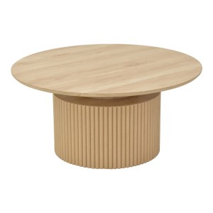 pak-101-000125-1 ΤΡΑΠΕΖΙ ΣΑΛΟΝΙΟΥ OPOLS PAKOWORLD MDF ΣΕ  ΦΥΣΙΚΗ ΑΠΟΧΡΩΣΗ Φ90X42ΕΚ