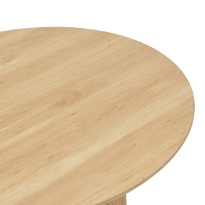 pak-101-000125-2 ΤΡΑΠΕΖΙ ΣΑΛΟΝΙΟΥ OPOLS PAKOWORLD MDF ΣΕ  ΦΥΣΙΚΗ ΑΠΟΧΡΩΣΗ Φ90X42ΕΚ