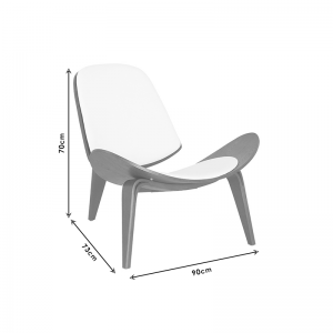 pak-106-000015-6.png ΠΟΛΥΘΡΟΝΑ VILMA PAKOWORLD PU ΜΑΥΡΟ-ΚΑΡΥΔΙ 90X73X75ΕΚ