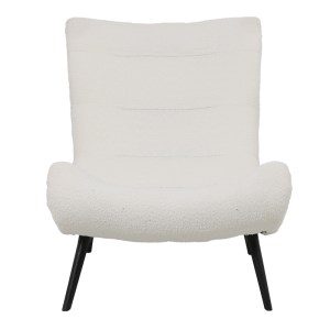 pak-110-000079-3 ΠΟΛΥΘΡΟΝΑ-ΜΠΕΡΖΕΡΑ SILLA PAKOWORLD ΜΠΟΥΚΛΕ ΥΦΑΣΜΑ ΣΕ ΛΕΥΚΗ ΑΠΟΧΡΩΣΗ 97X80X100ΕΚ