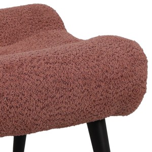 pak-110-000083-2 ΣΚΑΜΠΟ - ΥΠΟΠΟΔΙΟ SILLA PAKOWORLD ΜΠΟΥΚΛΕ ΥΦΑΣΜΑ ΣΕ ΣΑΠΙΟ- ΜΗΛΟ ΑΠΟΧΡΩΣΗ 68X58X40ΕΚ