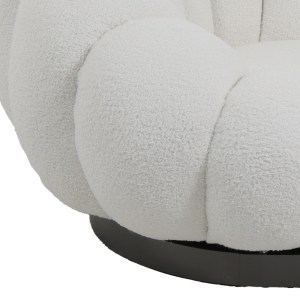 pak-110-000086-2 ΠΟΛΥΘΡΟΝΑ ΠΕΡΙΣΤΡΕΦΟΜΕΝΗ NESTER PAKOWORLD ΜΠΟΥΚΛΕ ΥΦΑΣΜΑ ΣΕ ΛΕΥΚΟ ΑΠΟΧΡΩΣΗ 98X97X69ΕΚ