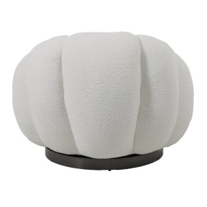 pak-110-000086-4 ΠΟΛΥΘΡΟΝΑ ΠΕΡΙΣΤΡΕΦΟΜΕΝΗ NESTER PAKOWORLD ΜΠΟΥΚΛΕ ΥΦΑΣΜΑ ΣΕ ΛΕΥΚΟ ΑΠΟΧΡΩΣΗ 98X97X69ΕΚ