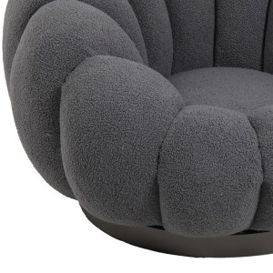 pak-110-000087-1 ΠΟΛΥΘΡΟΝΑ ΠΕΡΙΣΤΡΕΦΟΜΕΝΗ NESTER PAKOWORLD ΜΠΟΥΚΛΕ ΥΦΑΣΜΑ ΣΕ ΓΚΡΙ ΑΠΟΧΡΩΣΗ 98X97X69ΕΚ
