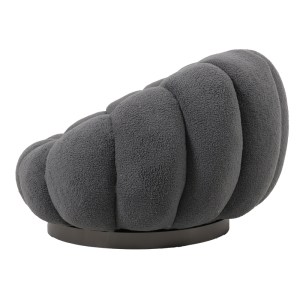 pak-110-000087-3 ΠΟΛΥΘΡΟΝΑ ΠΕΡΙΣΤΡΕΦΟΜΕΝΗ NESTER PAKOWORLD ΜΠΟΥΚΛΕ ΥΦΑΣΜΑ ΣΕ ΓΚΡΙ ΑΠΟΧΡΩΣΗ 98X97X69ΕΚ