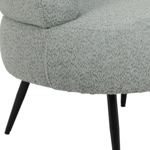 pak-110-000092-2 ΠΟΛΥΘΡΟΝΑ FOLEJA PAKOWORLD ΜΠΟΥΚΛΕ ΥΦΑΣΜΑ ΣΕ ΦΥΣΤΙΚΙ ΑΠΟΧΡΩΣΗ ΜΕ ΜΑΥΡΑ ΜΕΤΑΛΛΙΚΑ ΠΟΔΙΑ 76X75X72ΕΚ