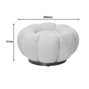 pak-110-000113-3 ΣΚΑΜΠΟ NESTER PAKOWORLD ΜΠΟΥΚΛΕ ΥΦΑΣΜΑ ΣΕ ΜΠΕΖ ΑΠΟΧΡΩΣΗ Φ60X31ΕΚ
