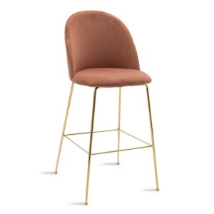 pak-112-000020 ΣΚΑΜΠΟ ΜΠΑΡ RUTH PAKOWORLD ΜΕΤΑΛΛΙΚΟ ΧΡΥΣΟ GLOSS-ΒΕΛΟΥΔΟ ΣΑΠΙΟ ΜΗΛΟ