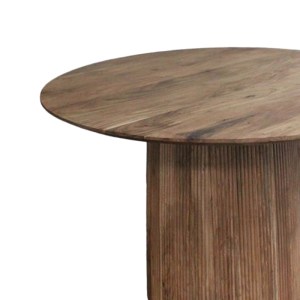 pak-113-000043-1 ΤΡΑΠΕΖΙ ΣΑΛΟΝΙΟΥ CANICULE PAKOWORLD ΜΑΣΙΦ ΞΥΛΟ ΑΚΑΚΙΑΣ ΣΕ ΦΥΣΙΚΗ ΑΠΟΧΡΩΣΗ Φ120X79ΕΚ