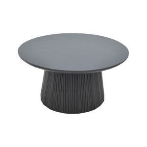 pak-113-000053-1 ΤΡΑΠΕΖΙ ΣΑΛΟΝΙΟΥ CANICULE I PAKOWORLD ΜΑΣΙΦ ΞΥΛΟ ΑΚΑΚΙΑΣ ΣΕ ΜΑΥΡΗ ΑΠΟΧΡΩΣΗ Φ80X40ΕΚ