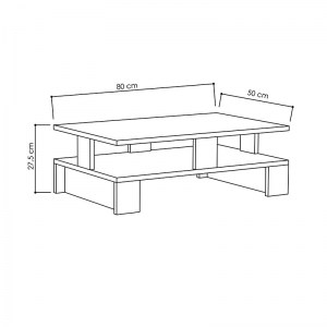 pak-119-000759-2 ΤΡΑΠΕΖΑΚΙ ΣΑΛΟΝΙΟΥ MANSU ΧΡΩΜΑ ΦΥΣΙΚΟ 80X50X27,5ΕΚ