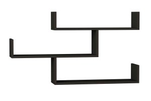 pak-119-000892 ΡΑΦΙΕΡΑ ΤΟΙΧΟΥ TIBER ΧΡΩΜΑ ΑΝΘΡΑΚΙ 120X22X67ΕΚ