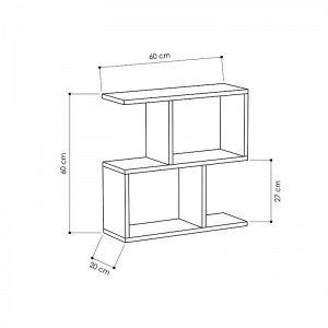 pak-119-001088-5 ΒΟΗΘΗΤΙΚΟ ΤΡΑΠΕΖΙ HOMEMANIA PAKOWORLD ΓΚΡΙ ANTIQUE 60X20X60ΕΚ