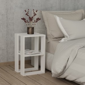 pak-119-001178-1 ΚΟΜΟΔΙΝΟ PASSION PAKOWORLD ΛΕΥΚΟ 34X30X55ΕΚ