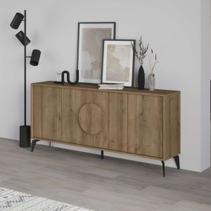 pak-119-001232-1 ΜΠΟΥΦΕΣ GORA PAKOWORLD ΣΕ ΑΠΟΧΡΩΣΗ ΑΝΟΙΧΤΟ ΚΑΡΥΔΙ 180X35.6X82ΕΚ