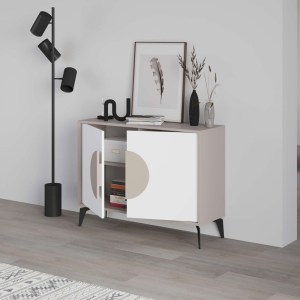 pak-119-001237-3 ΜΠΟΥΦΕΣ GORA PAKOWORLD ΣΕ ΜΟΚΑ - ΛΕΥΚΗ ΑΠΟΧΡΩΣΗ 110X35.6X82ΕΚ