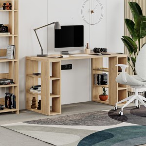 pak-119-001248-1 ΓΡΑΦΕΙΟ COLMAR PAKOWORLD ΣΕ OAK ΑΠΟΧΡΩΣΗ 140X60X75ΕΚ