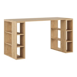 pak-119-001248 ΓΡΑΦΕΙΟ COLMAR PAKOWORLD ΣΕ OAK ΑΠΟΧΡΩΣΗ 140X60X75ΕΚ