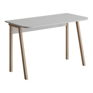 pak-119-001249 ΓΡΑΦΕΙΟ MALIA PAKOWORLD ΣΕ ΛΕΥΚΗ-ΦΥΣΙΚΗ ΑΠΟΧΡΩΣΗ 120X60.5X75ΕΚ