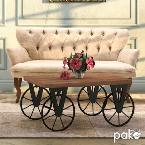pak-120-000049-1 ΤΡΑΠΕΖΙ ΣΑΛΟΝΙΟΥ BIKE PAKOWORLD ΧΡΩΜΑ ΜΑΥΡΟ-ΚΑΡΥΔΙ 85X55X41ΕΚ