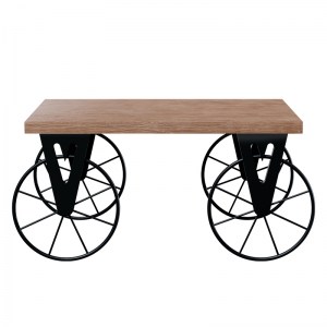 pak-120-000049-2 ΤΡΑΠΕΖΙ ΣΑΛΟΝΙΟΥ BIKE PAKOWORLD ΧΡΩΜΑ ΜΑΥΡΟ-ΚΑΡΥΔΙ 85X55X41ΕΚ