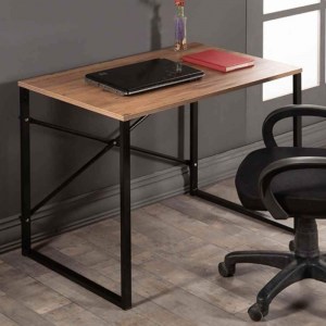 pak-120-000053-1 ΓΡΑΦΕΙΟ ZAYN PAKOWORLD ΧΡΩΜΑ ΚΑΡΥΔΙ - ΜΑΥΡΟ 90X60X70ΕΚ