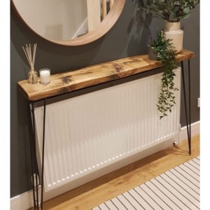 pak-120-000306-1 ΚΟΝΣΟΛΑ TETTY PAKOWORLD ΚΑΡΥΔΙ-ΜΑΥΡΟ 90X14X75ΕΚ