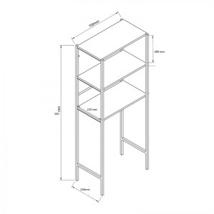 pak-120-000382-2 ΕΠΙΠΛΟ ΠΛΥΝΤΗΡΙΟΥ ZERMIN PAKOWORLD ΜΕΛΑΜΙΝΗΣ-ΜΕΤΑΛΛΙΚΟ ΦΥΣΙΚΟ-ΜΑΥΡΟ 70X25X150ΕΚ