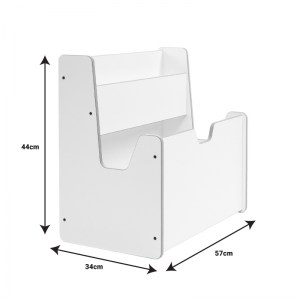 pak-120-000422-2 ΡΑΦΙΕΡΑ CRANE PAKOWORLD ΛΕΥΚΟ MDF 57X34X55ΕΚ
