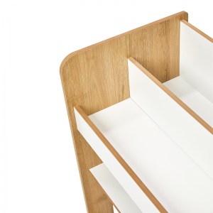 pak-120-000423-3 ΡΑΦΙΕΡΑ SEAGULL PAKOWORLD ΦΥΣΙΚΟ-ΛΕΥΚΟ MDF 57X34X70ΕΚ