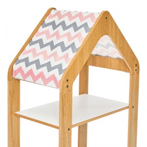 pak-120-000425-2 ΡΑΦΙΕΡΑ MONTESSORI ZOILEN PAKOWORLD ΦΥΣΙΚΟ-ΛΕΥΚΟ-ΡΟΖ MDF 50X30X80ΕΚ