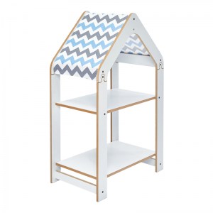 pak-120-000428 ΡΑΦΙΕΡΑ MONTESSORI ZOILEN PAKOWORLD ΛΕΥΚΟ-ΜΠΛΕ MDF 50X30X80ΕΚ