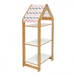 pak-120-000429 ΡΑΦΙΕΡΑ MONTESSORI ZOILEN I PAKOWORLD ΛΕΥΚΟ-ΦΥΣΙΚΟ-ΡΟΖ MDF 50X30X100ΕΚ