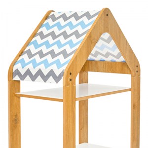 pak-120-000430-2 ΡΑΦΙΕΡΑ MONTESSORI ZOILEN I PAKOWORLD ΛΕΥΚΟ-ΦΥΣΙΚΟ-ΜΠΛΕ MDF 50X30X100ΕΚ