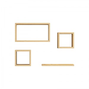 pak-120-000450-2 ΡΑΦΙΕΡΑ BABINE PAKOWORLD ΜΕΛΑΜΙΝΗ ΣΕ OAK ΑΠΟΧΡΩΣΗ 84X15X44ΕΚ