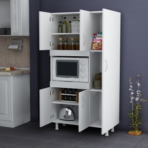 pak-120-000480-2 ΝΤΟΥΛΑΠΑ ΚΟΥΖΙΝΑΣ DEFNE PAKOWORLD ΣΕ ΛΕΥΚΗ ΑΠΟΧΡΩΣΗ  89X37.5X160ΕΚ