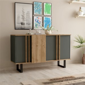 pak-120-000490-1 ΜΠΟΥΦΕΣ AMANDA I PAKOWORLD ΣΕ ΑΝΘΡΑΚΙ-ΚΑΡΥΔΙ ΑΠΟΧΡΩΣΗ 160X74X79ΕΚ
