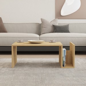 pak-120-000505-3 ΤΡΑΠΕΖΙ ΣΑΛΟΝΙΟΥ POKO PAKOWORLD ΣΕ OAK ΑΠΟΧΡΩΣΗ 86.8X50X32,4ΕΚ