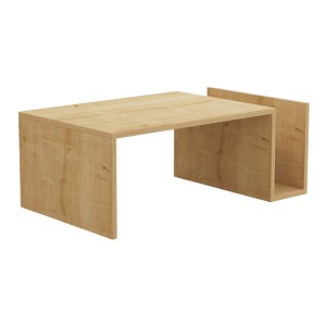 pak-120-000505 ΤΡΑΠΕΖΙ ΣΑΛΟΝΙΟΥ POKO PAKOWORLD ΣΕ OAK ΑΠΟΧΡΩΣΗ 86.8X50X32,4ΕΚ